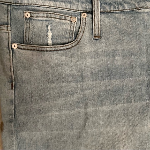 NWT Madewell The High-Rise Slim Crop Boyjean Fitzgerald Wash Button Front W 36 - Picture 5 of 13
